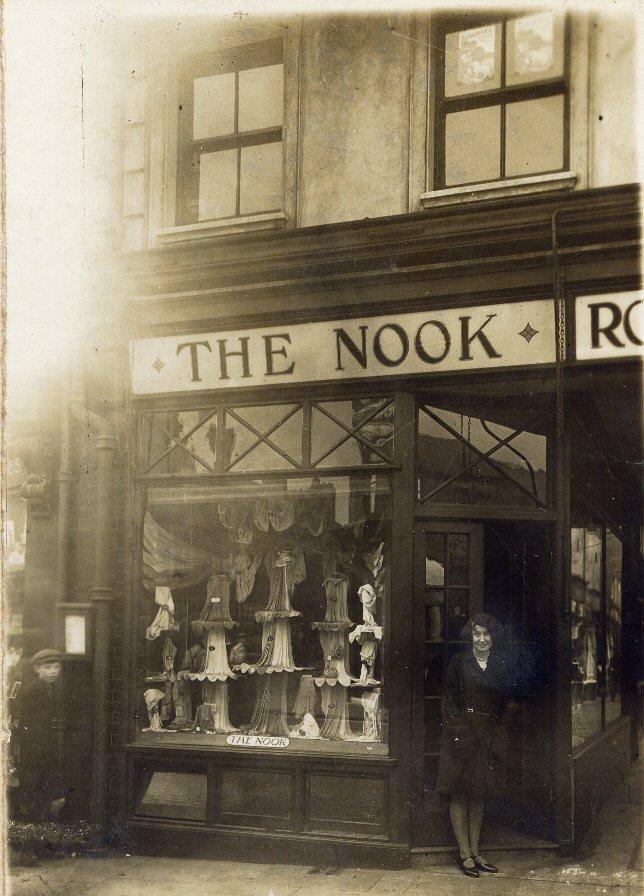 The Nook babywear shop, c1930s The Nook babywear shop, c1930s
