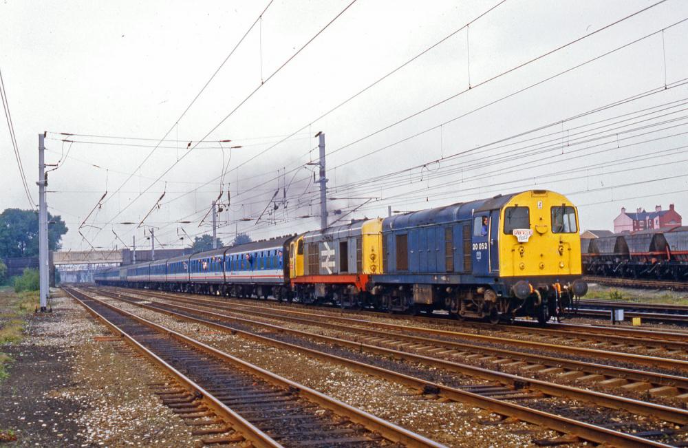 Railtour passing Springs Branch