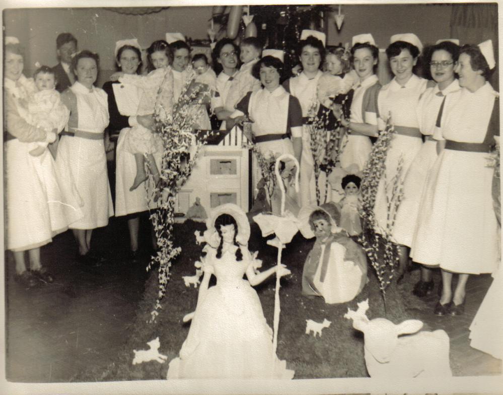 christmas at billinge hospital 1955