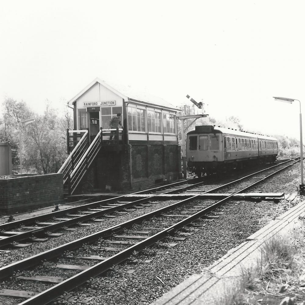 Rainford Junction Signal Box 1970 Rainford Junction Signal Box 1970