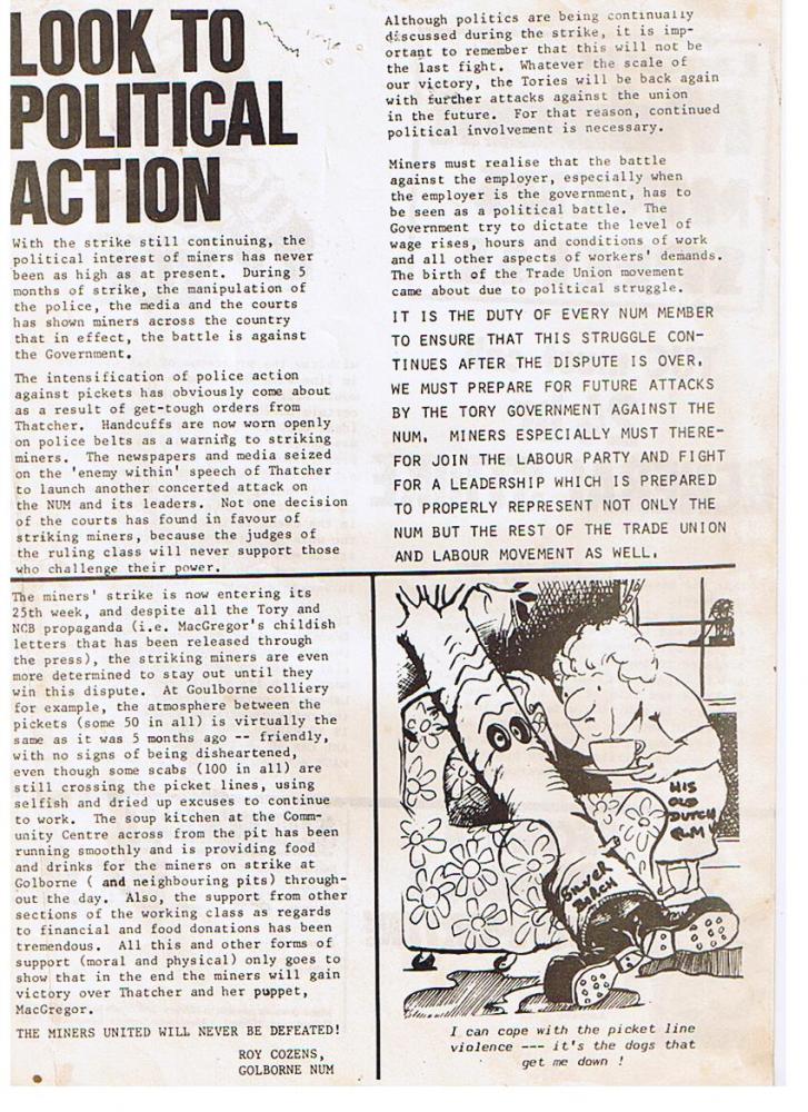 strike handbill strike handbill