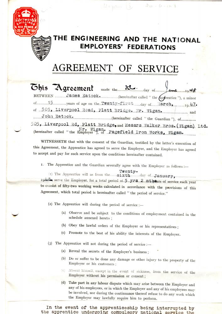 My dads Apprentice Papers My dads Apprentice Papers