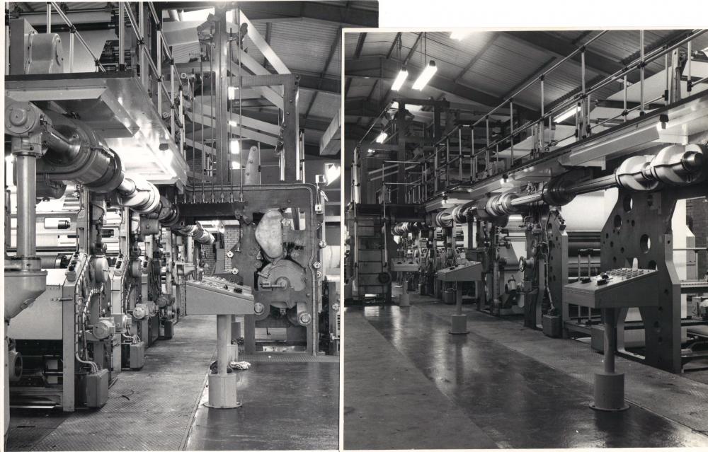 Wigan Observer's new Crabtree Spearhead mk3 web offset press 1965 Wigan Observer's new Crabtree Spearhead mk3 web offset press 1965