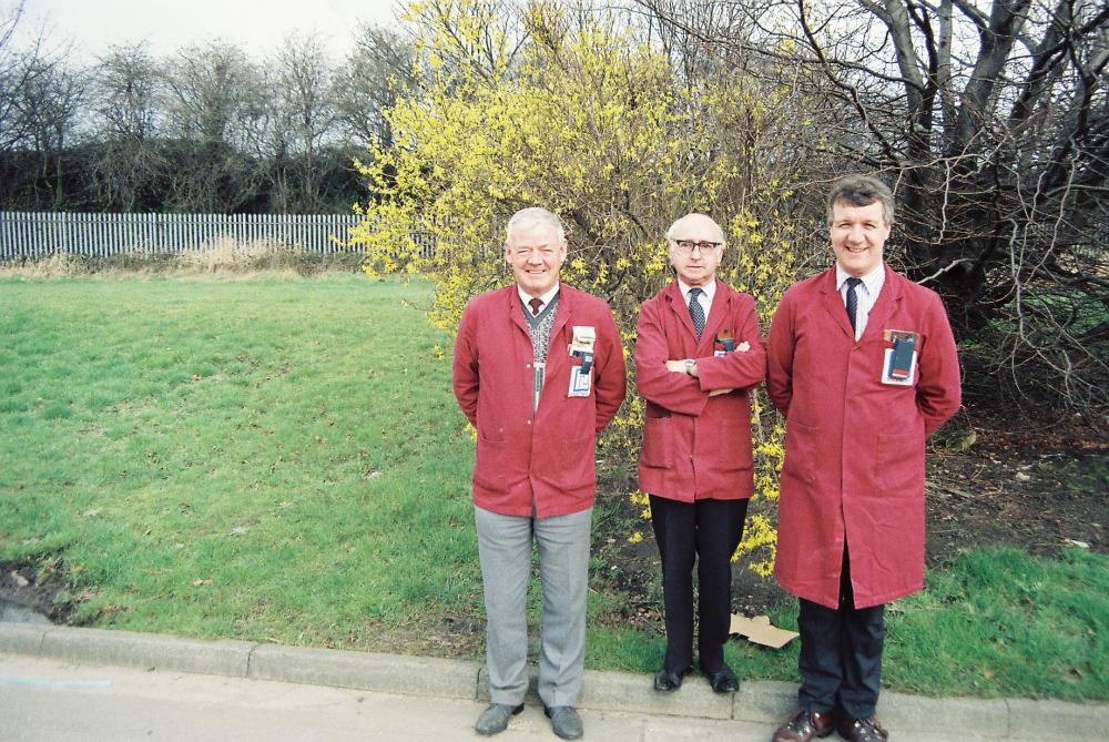Brian with yours truly and Barry Johnson Brian with yours truly and Barry Johnson