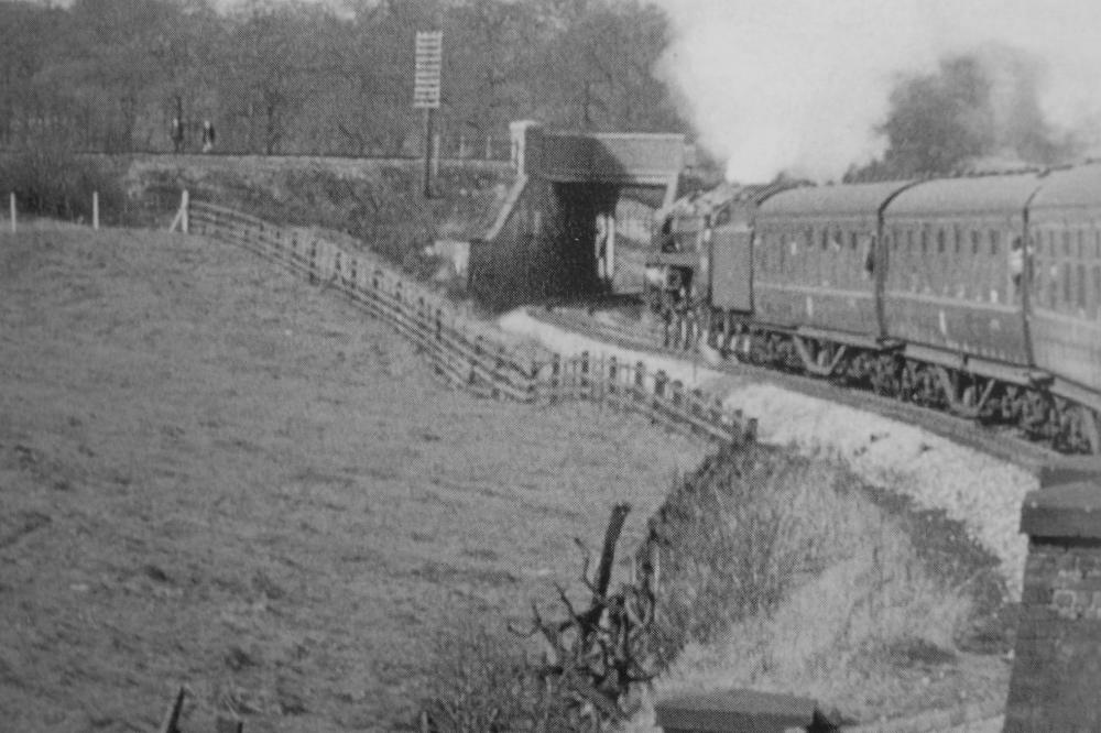 Britannia working on the down whelley line 1967.
