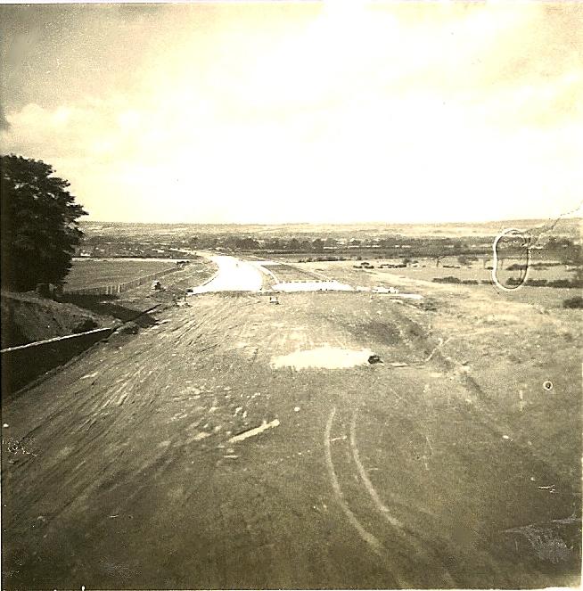 Looking North from the Orrell Mount Bridge.24-08-1962 Looking North from the Orrell Mount Bridge.24-08-1962