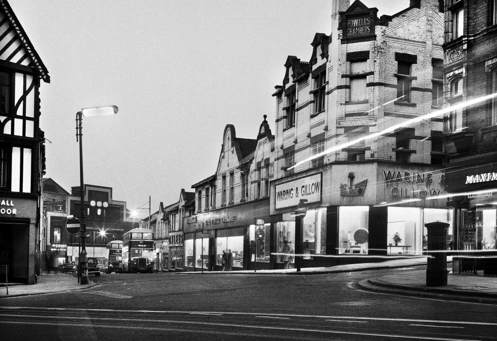 STATION ROAD AT NIGHT