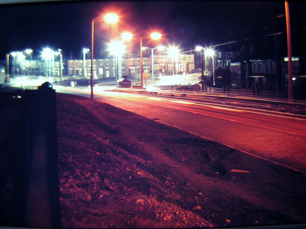 Marus Bridge Island at night  circa 1963