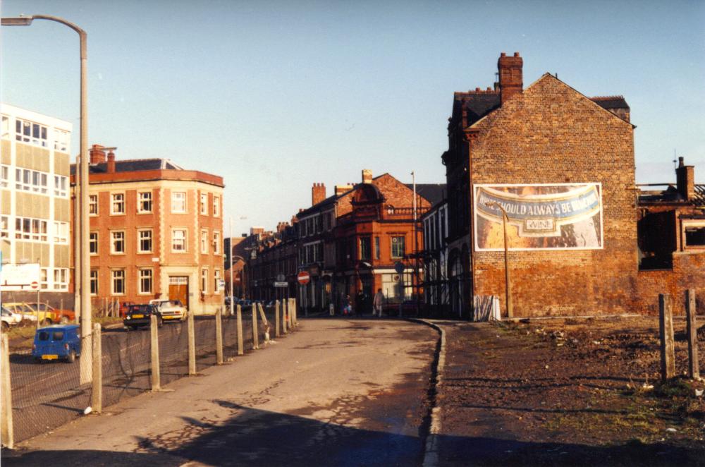 Original line of Chapel Lane Original line of Chapel Lane