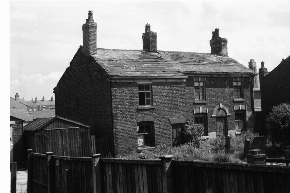 Houses rear of Bridge Street, Hindley, 1962 Houses rear of Bridge Street, Hindley, 1962
