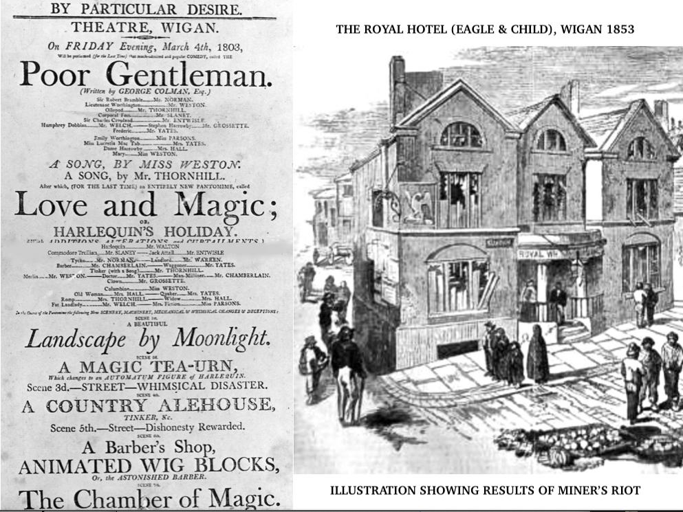 The Wigan Theatre and the Royal Hotel 1803 - 1853