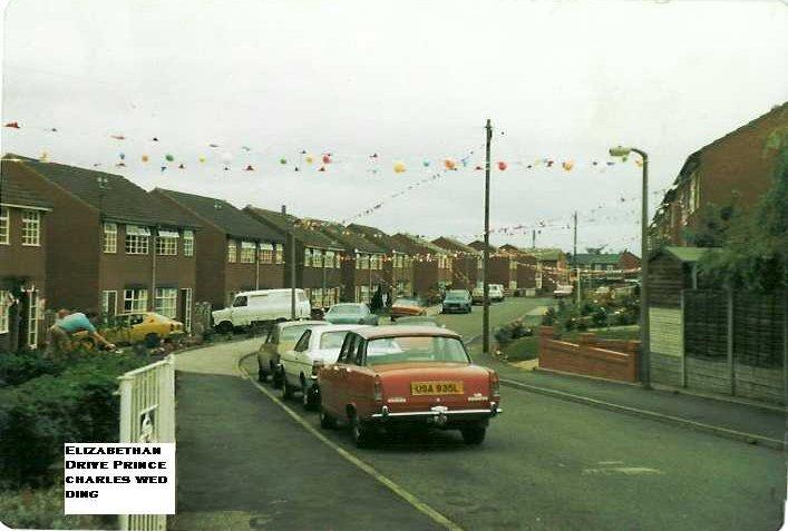 Decorated for Prince Charles and Lady Di's wedding, 1981. Decorated for Prince Charles and Lady Di's wedding, 1981.