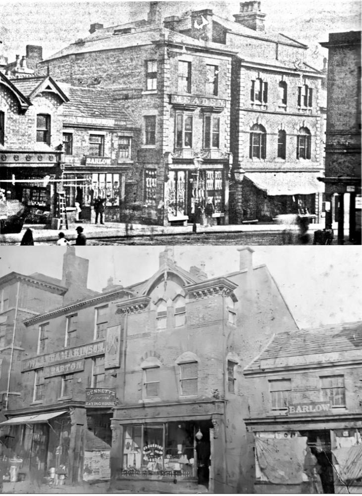 Market Place two photos from the 1860’s.
