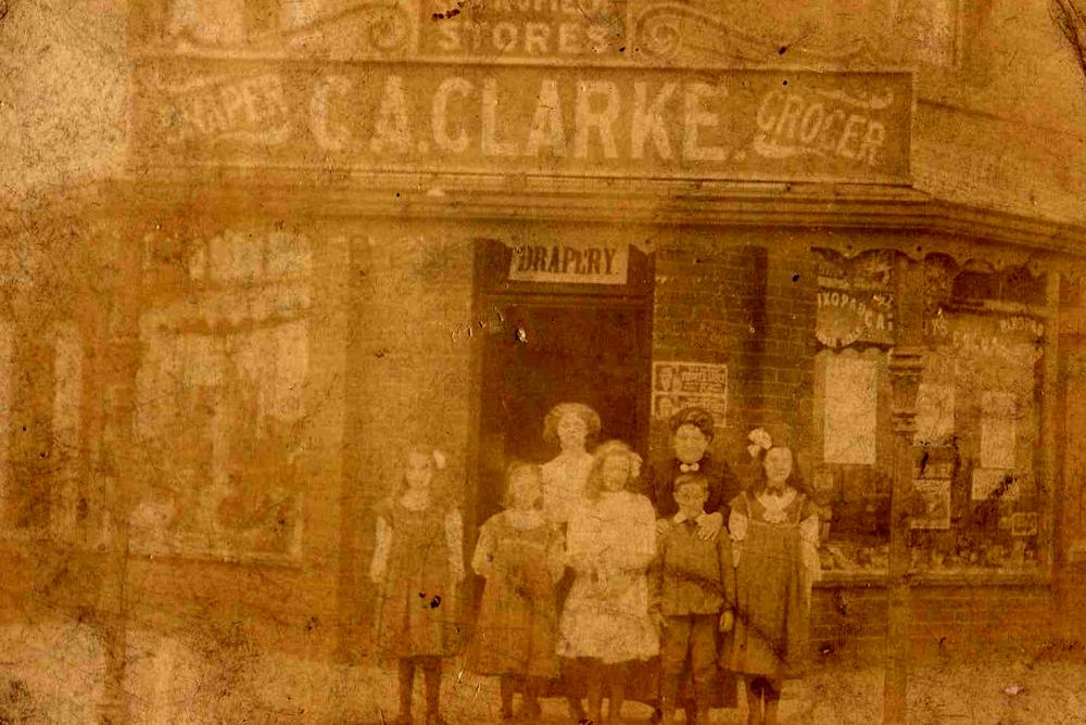 Charlotte Ann Clarke's Shop around 1910