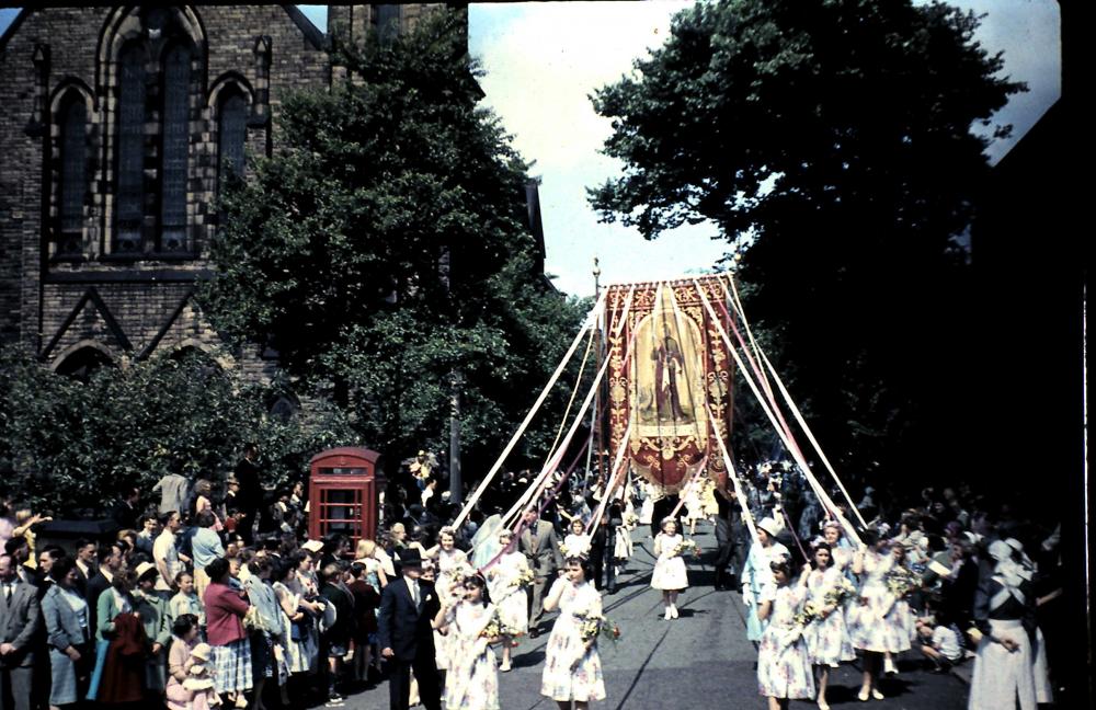 Standishgate - church walks 1964