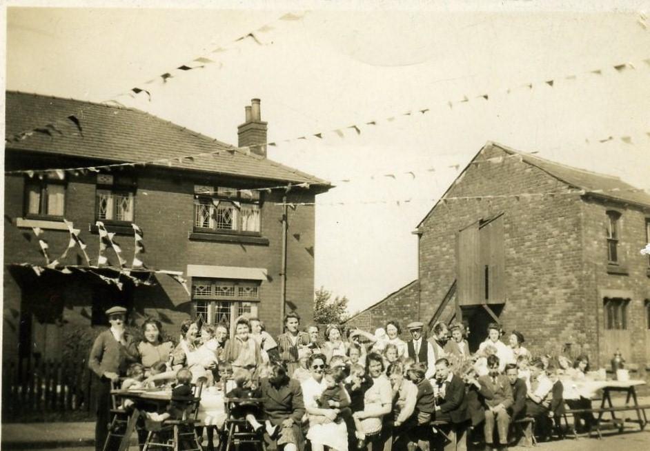 Street party 1945 Street party 1945