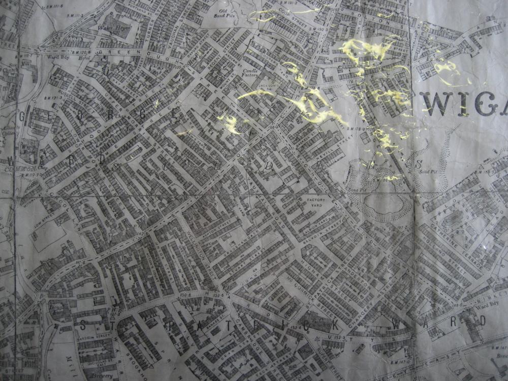 Map of Scholes c1910 Map of Scholes c1910