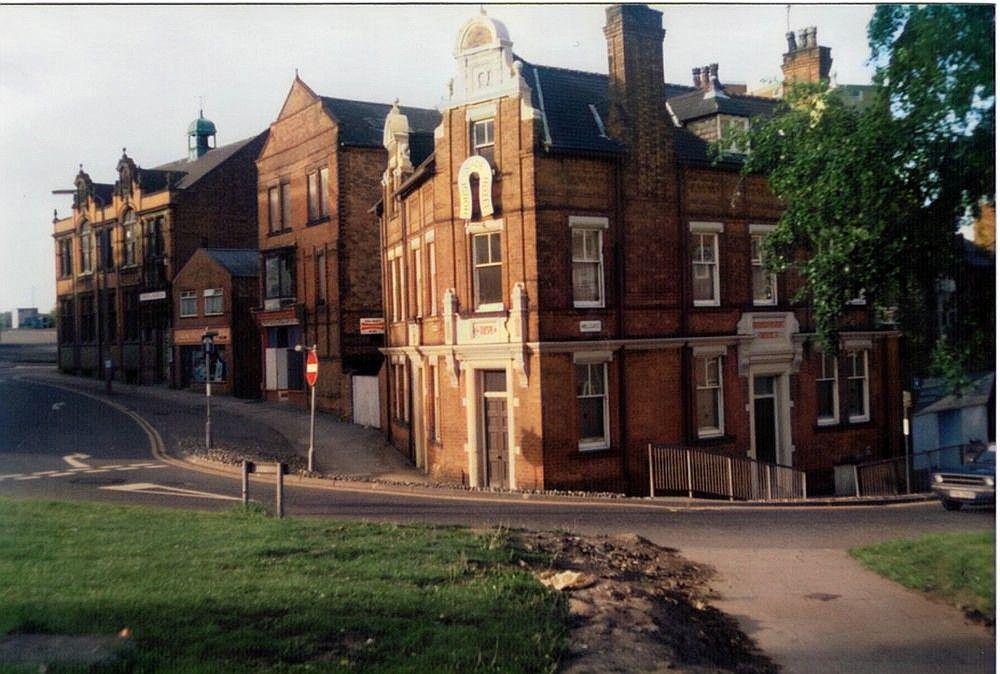 The Horseshoe pub, Children’s Library & building used by Wigan Poster Writing Company.
