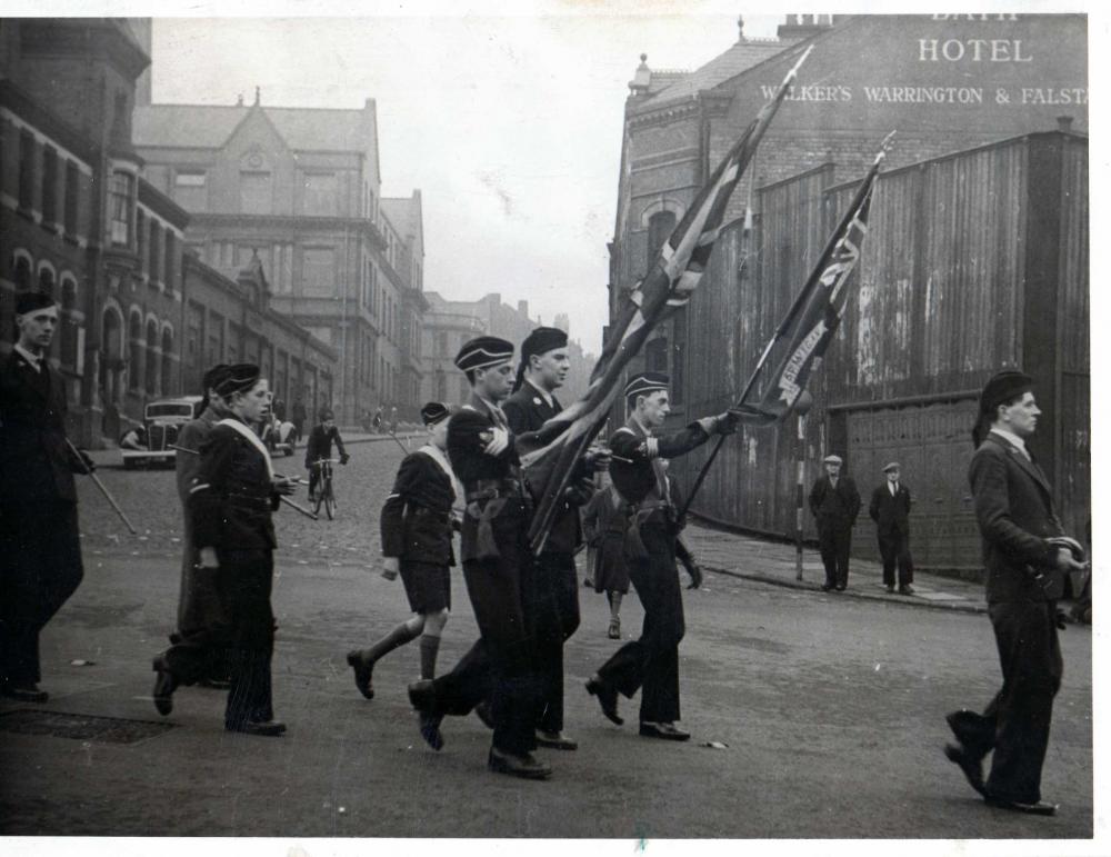 Parade near Wigan old baths