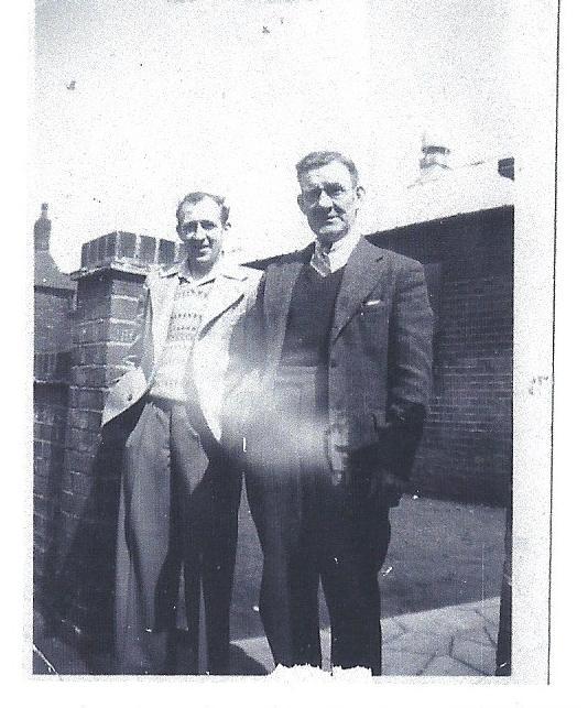 Grandad Davies and Les Calland