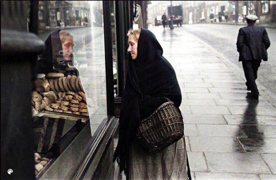 Shop window reflection