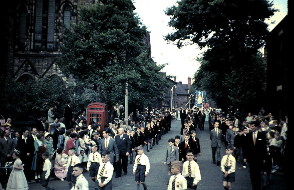 Standishgate - church walks 1964