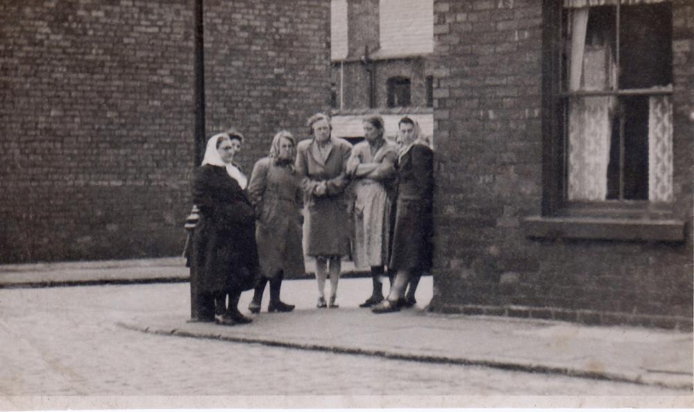 Watching a funeral - Ince Green Lane