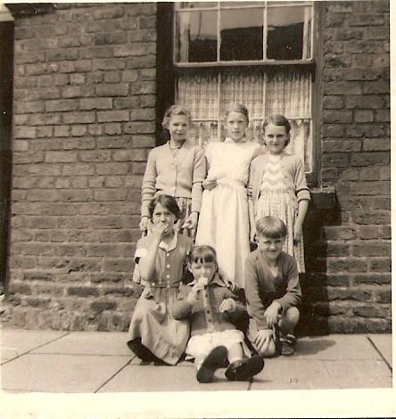 Children outside number 60 