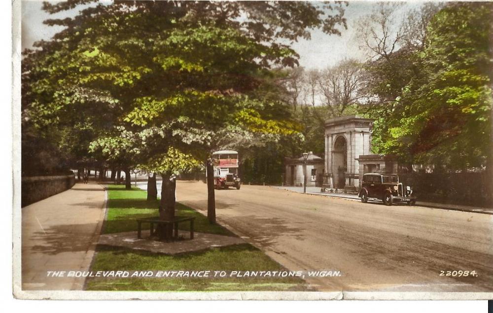 Postcard of Plantations