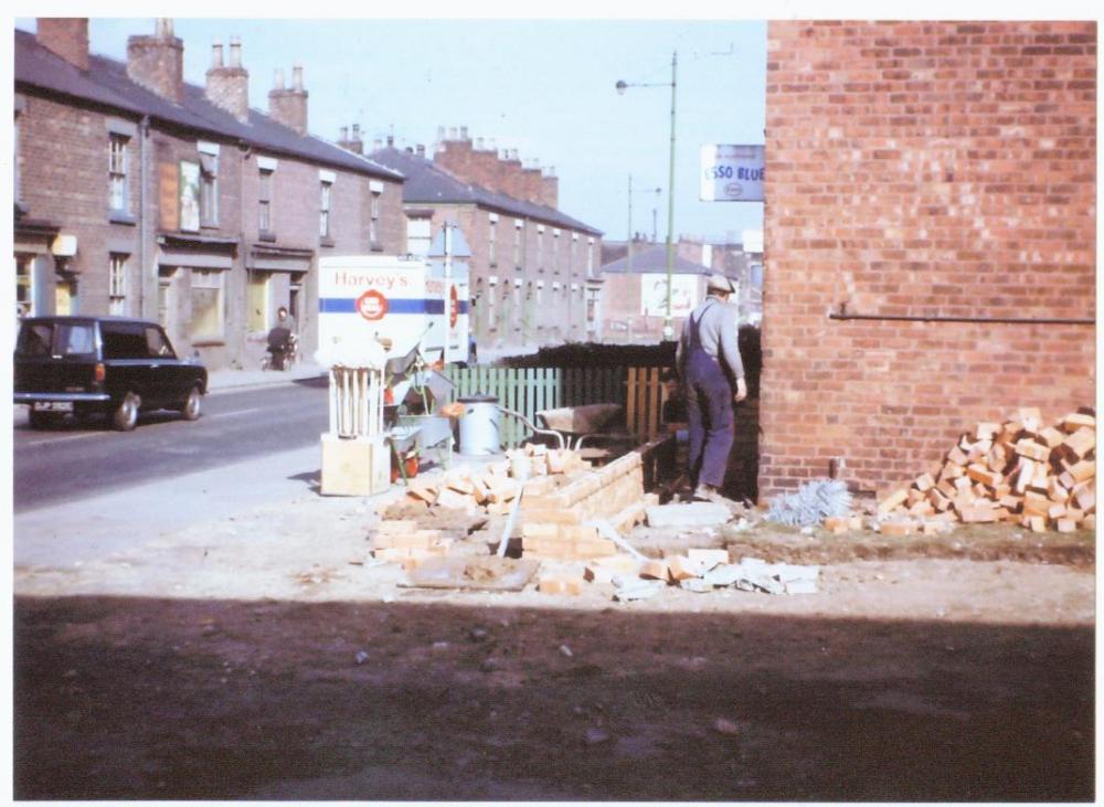 Empty shops and houses