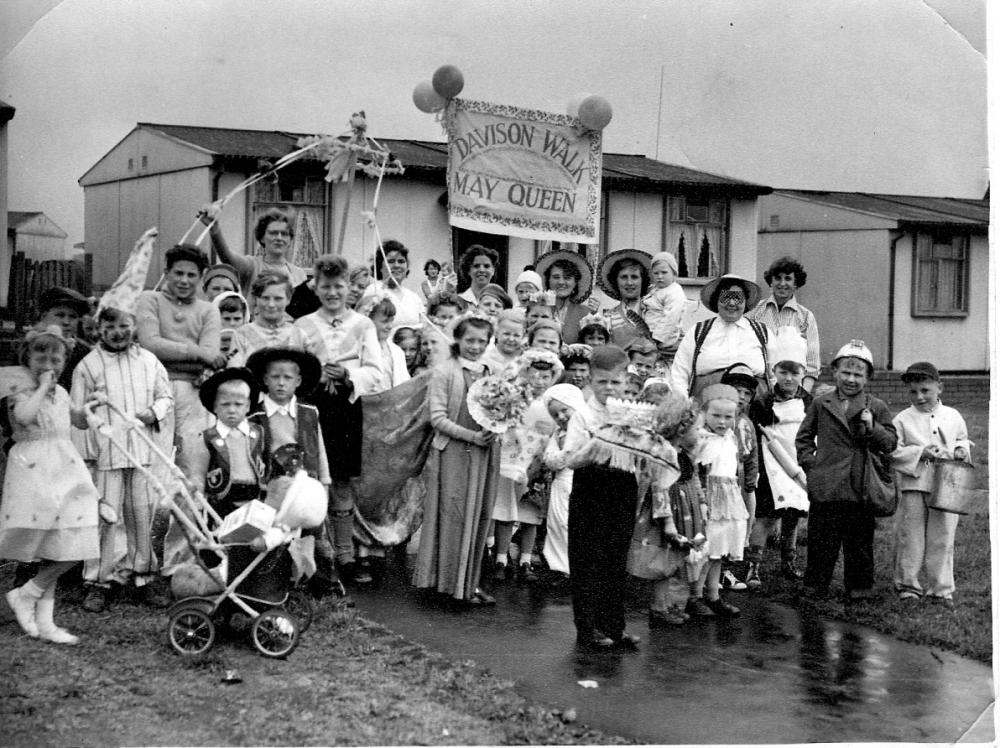 Davidson Walk May Queen 1956. 