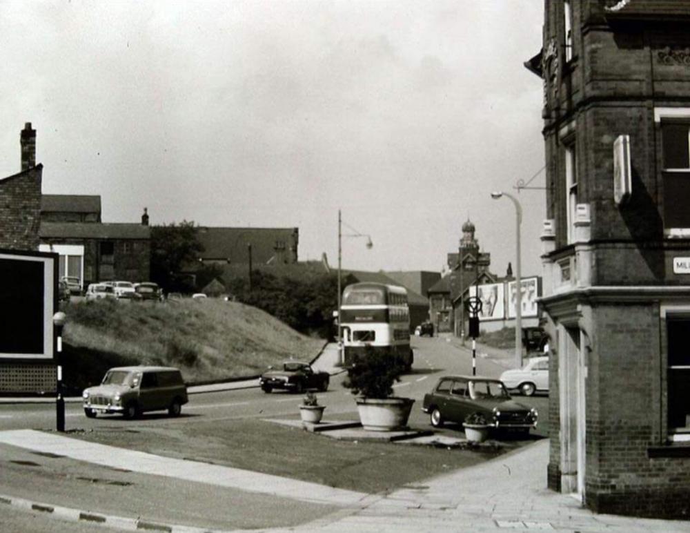 Station road, year unknown. Station road, year unknown.