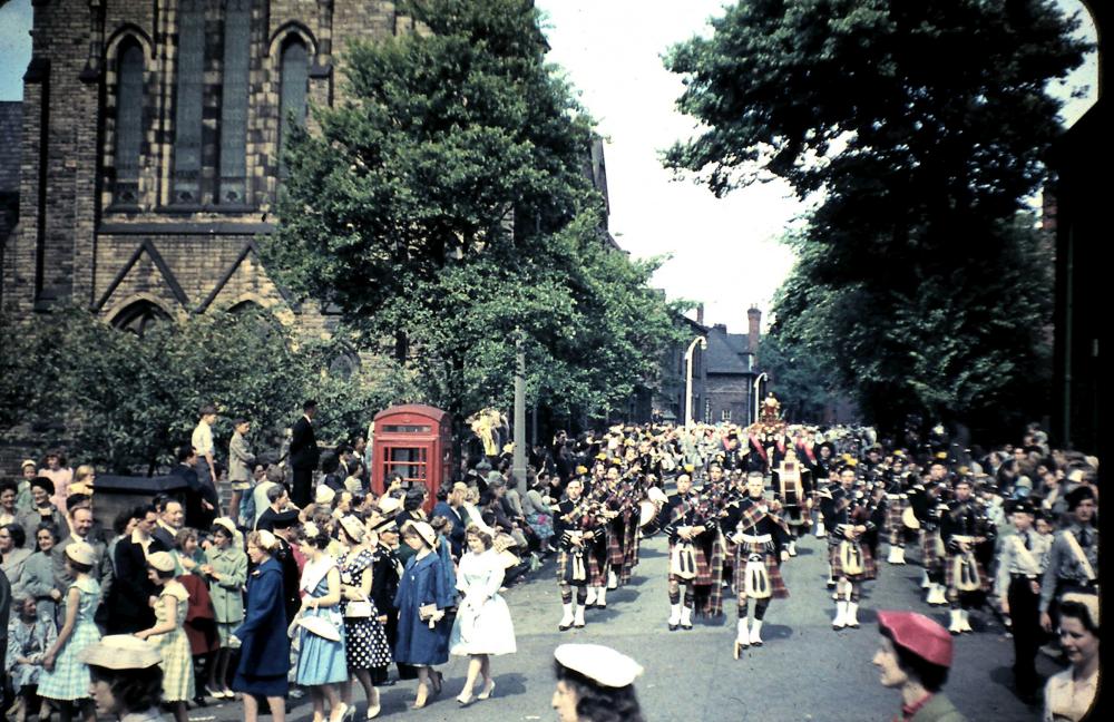 Standishgate - church walks 1964