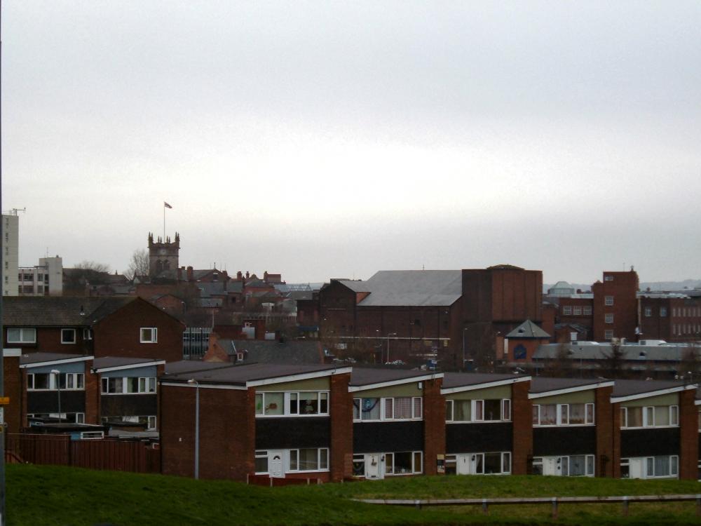 Wigan Skyline from Greenhough Street