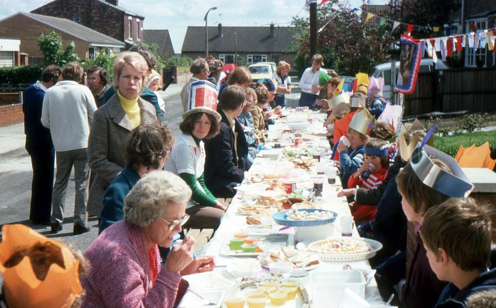 Mabel Street jubilee party 1977