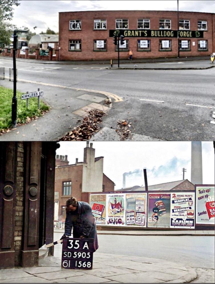 Kirkless Street, Birkett Bank, Manchester Road, Darlington Street East.