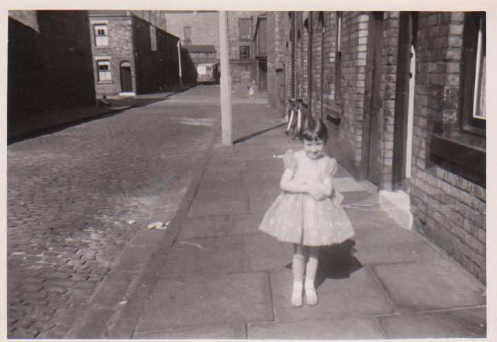 In front of no18 Teck Street.  Late 1950s