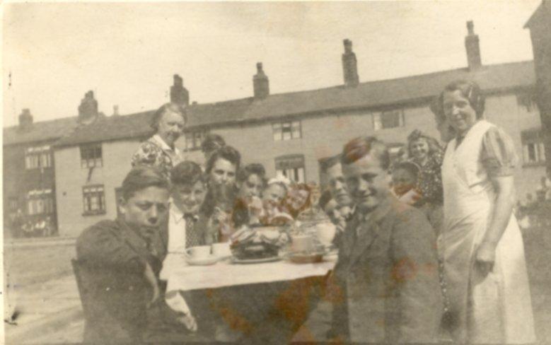 High Street, coronation party, 1953.