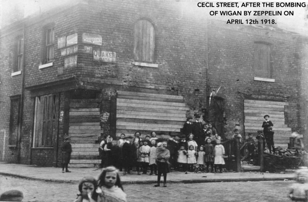 CECIL STREET 1918 BOMB DAMAGE