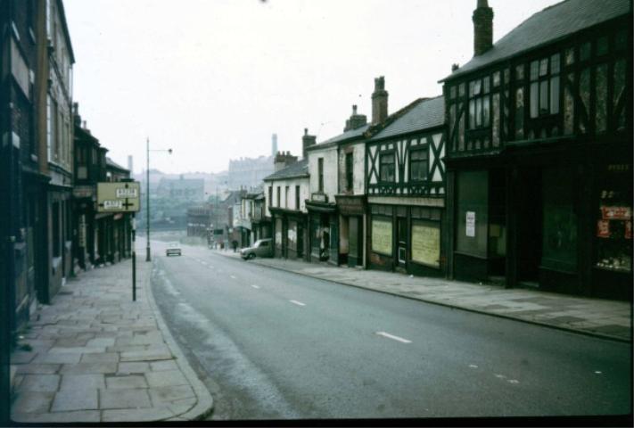 Looking down Scholes, 1960s.