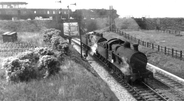 Steam train photographed in Platt Bridge.