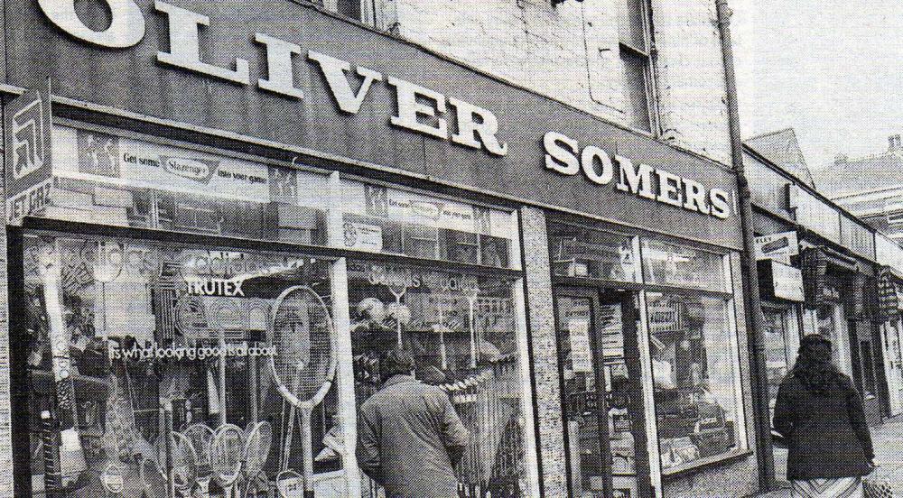Oliver Somers on Mesnes Street Wigan. 1970s Oliver Somers on Mesnes Street Wigan. 1970s