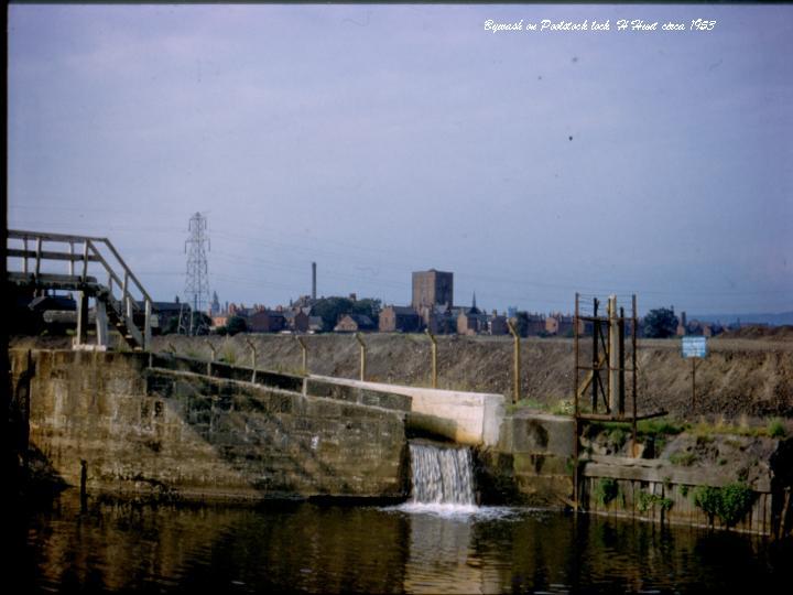 Bywash at Poolstock lock Bywash at Poolstock lock