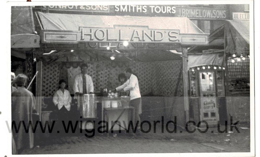 GEORGE HOLLAND'S BLACK PEA STALL