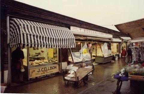 Wigan Market Hall prior to demolition.