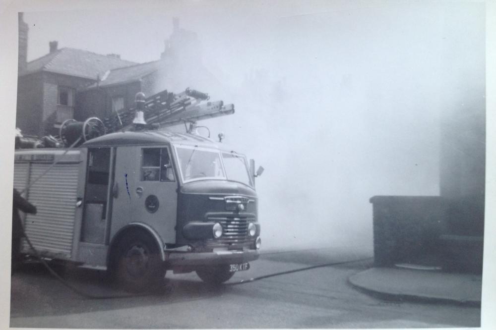 Fire in York road Ashton.