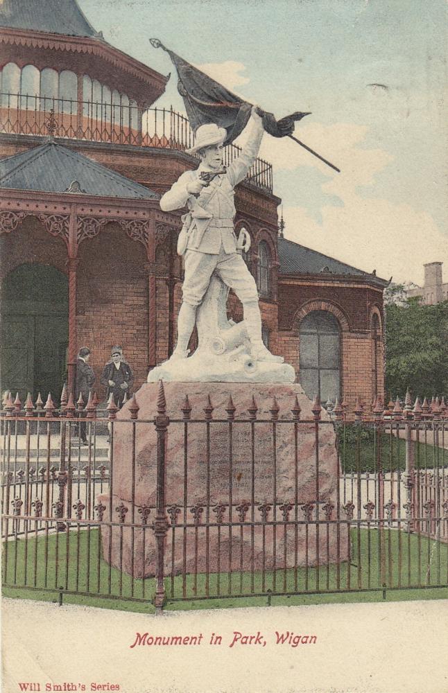 Boer War Monument in Mesnes Park, Wigan Boer War Monument in Mesnes Park, Wigan