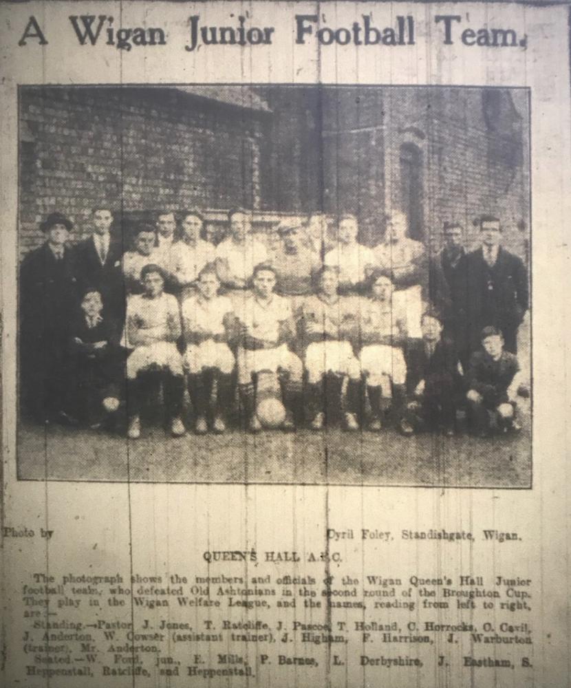 Queens hall football team.