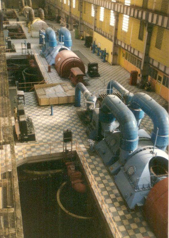 Inside Westwood Power Station. Inside Westwood Power Station.