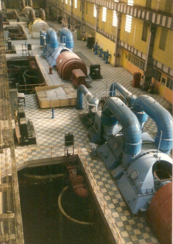 Inside Westwood Power Station.